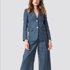 Blue Linus Blazer MANGO